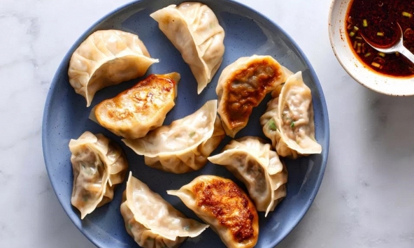 Món ngon mỗi ngày: Bánh xếp mandu nhân kim chi Hàn Quốc thơm ngon
