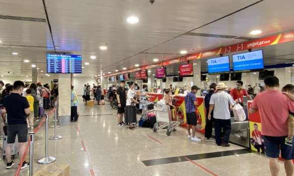 Làm thủ tục hàng không bằng tài khoản định danh như thế nào?