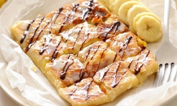 Món ngon mỗi ngày: Bánh chuối Thái Lan béo thơm, đơn giản