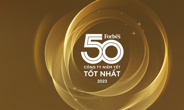 Forbes công bố top 50 doanh nghiệp niêm yết tốt nhất Việt Nam