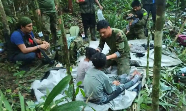 Colombia công bố video giải cứu 4 trẻ em trong rừng Amazon