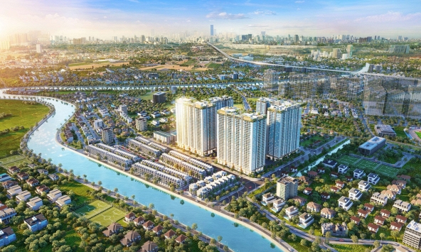 Tiện ích mát xanh của tổ hợp căn hộ hiếm có giữa Tây Nam Linh Đàm