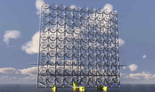 Tuabin gió kiểu cụm nổi lên như một nguồn năng lượng mới ngoài khơi