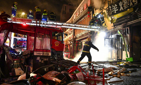 Nổ bình gas tại nhà hàng ở Trung Quốc, 31 người thiệt mạng