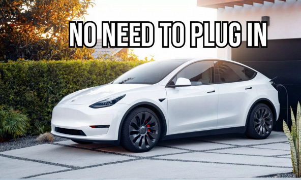 Xe Tesla sắp có sạc không dây?