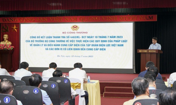 Bộ Công Thương công bố kết luận thanh tra EVN về cung ứng điện