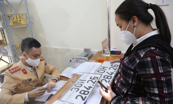 Từ 15/8, biển số xe được cấp và quản lý theo mã định danh của chủ xe