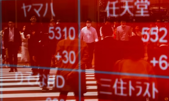 Thị trường chứng khoán châu Á 'hồi hộp' chờ tin từ Fed, ECB và BoJ