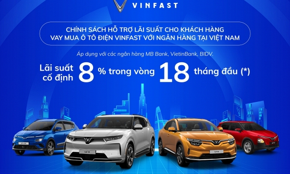 VinFast bắt tay ngân hàng hỗ trợ khách mua ô tô điện