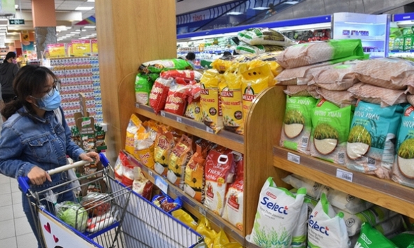 Giá gạo bán lẻ trong nước tăng