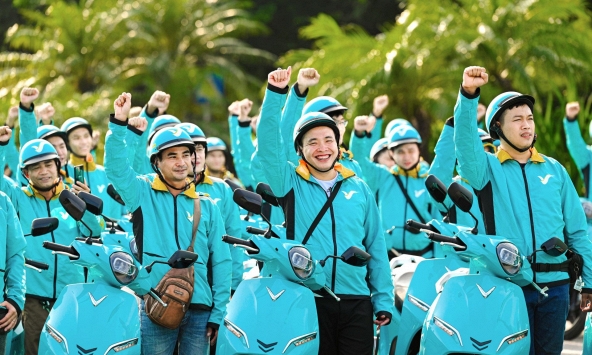 Ra mắt dịch vụ gọi xe máy điện xanh SM Bike tại Hà Nội