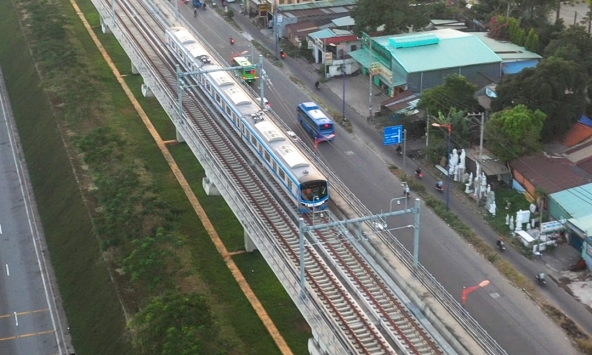 Chạy thử tàu metro số 1 Bến Thành - Suối Tiên vào ngày 31/8