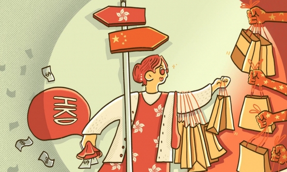 Hồng Kông 'đau đầu' vì người dân tràn qua biên giới Thâm Quyến để tiêu tiền