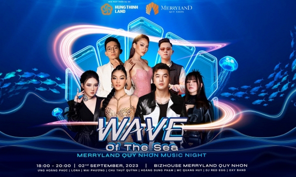 MerryLand Quy Nhơn tưng bừng dịp Quốc khánh 2/9 trong sự kiện âm nhạc Wave of the sea