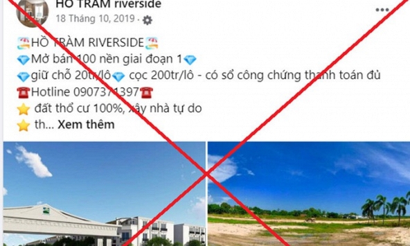 Công an tìm khách hàng mua 'dự án ma' Hồ Tràm Riverside