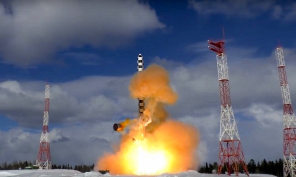 Nga đưa hệ thống tên lửa hạt nhân Sarmat vào 'nhiệm vụ chiến đấu'