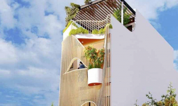 Mẫu nhà ống độc lạ, nổi bật thu hút mọi ánh nhìn