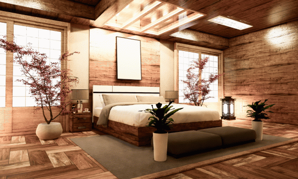 Cách tạo một phòng ngủ truyền thống của Nhật Bản