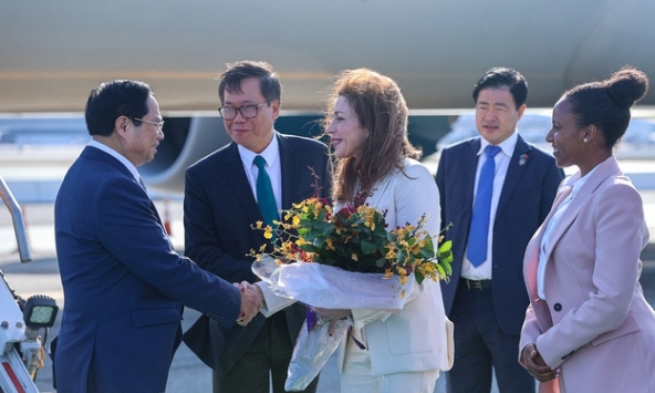 Thủ tướng đến San Francisco, bắt đầu lịch trình hoạt động tại Mỹ