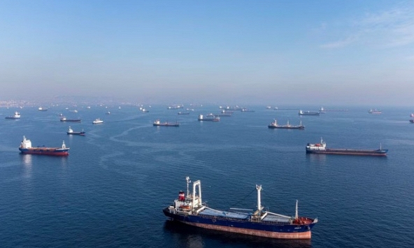 Tàu ngũ cốc lớn đầu tiên rời cảng Biển Đen của Ukraina