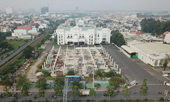 Kiểm tra dự án 'khủng' xây dựng không phép ngay trung tâm TP. Biên Hòa