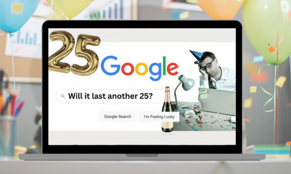 Google Doodle đổi logo mới mừng sinh nhật lần thứ 25 của Google