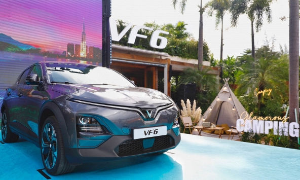Vinfast chính thức ra mắt mẫu SUV điện VF 6 dành cho gia đình Việt