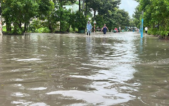 Nam Trung Bộ, Tây Nguyên và Nam Bộ có nơi mưa trên 70 mm