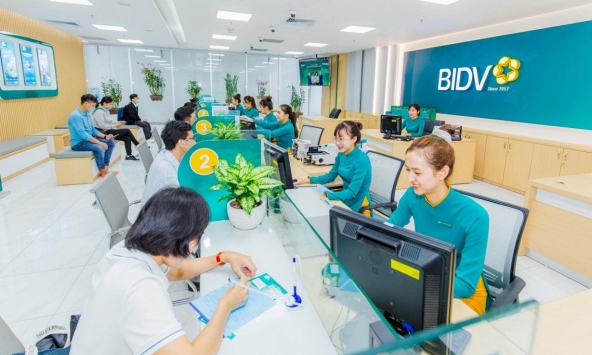 BIDV giành 'quán quân' về quy mô dư nợ cho vay