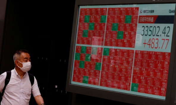 Cổ phiếu châu Á tăng dù bất động sản Trung Quốc sụt giảm