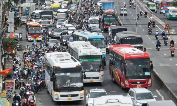 Đề xuất chạy xe không quá 30km/h tại nội đô TP.HCM