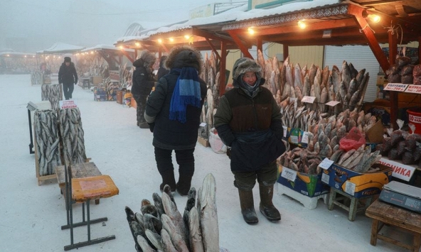 Siberia đóng băng ở nhiệt độ dưới -58 độ C