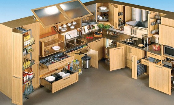 Nội thất nhà bếp thông minh hiện đại, tiện nghi ai nhìn cũng mê