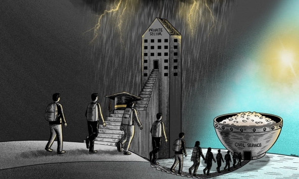 Sinh viên Trung Quốc từ bỏ giấc mơ cao học