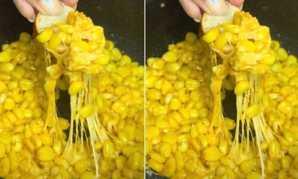 Góc ăn vặt: Tự làm món bắp xào cay béo thơm nức mũi