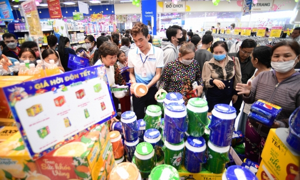 Siêu thị giảm giá sâu dịp Tết Dương lịch 2024