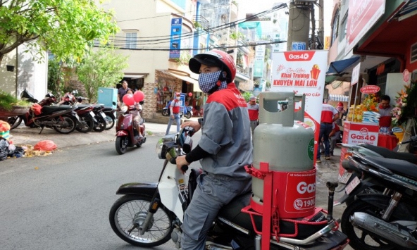 Giá gas tăng nhẹ ngày đầu năm 2024