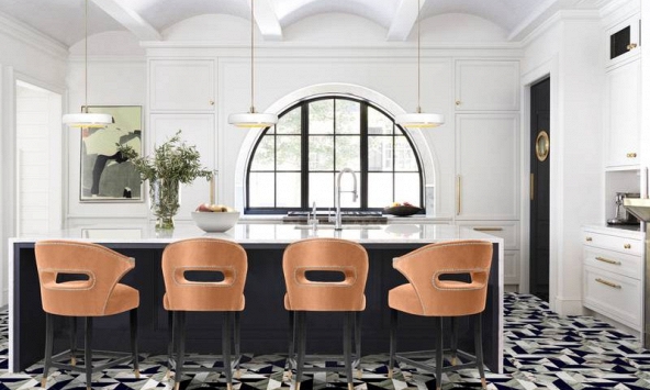 Xu hướng nội thất hàng đầu năm 2024: Chất liệu vải tuýt và sắc cam quyến rũ