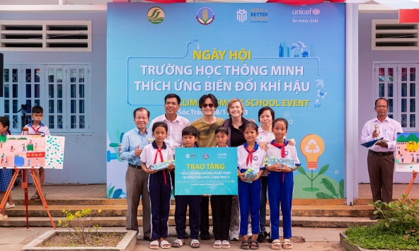 UNICEF và Masterise tới Sóc Trăng và chứng kiến các 'Sáng kiến thay đổi tương lai'