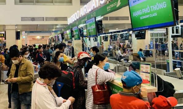 Nhiều chuyến bay Tết không còn ghế trống