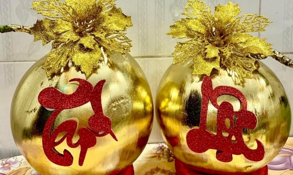 Dừa, bưởi dát vàng tiền triệu vẫn hút hàng