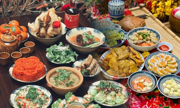 Mâm cúng giao thừa trong nhà 2024 đầy đủ nhất