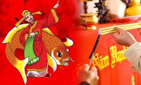 Đưa ông Công, ông Táo về Trời - Tết đã 'gõ cửa' từng nhà