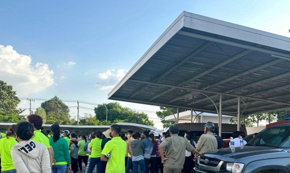 Hàng trăm công nhân ở Bình Dương đình công ngay ngày đầu năm