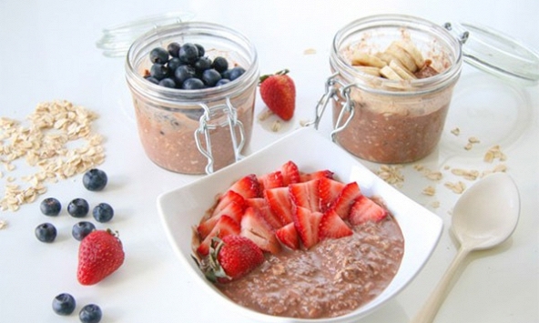 Cách làm overnight oats giảm cân sau tết