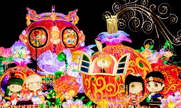 Lễ hội đèn lồng rực rỡ ở Trung Quốc