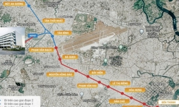 Bắt đầu thi công tuyến metro số 2 Bến Thành - Tham Lương