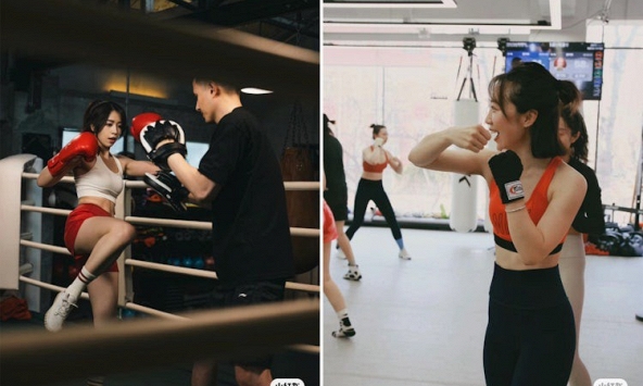 Phụ nữ Trung Quốc đổ xô học boxing