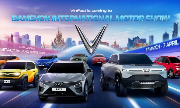 VinFast tham dự Triển lãm Ô tô Quốc tế Bangkok 2024 và ra mắt thị trường Thái Lan