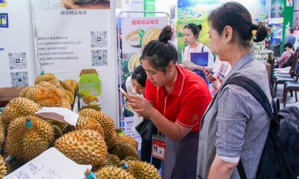 Trung Quốc 'bùng nổ' nhập khẩu sầu riêng từ Việt Nam